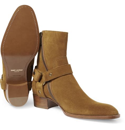 ysl mens footwear|yves saint laurent boots men's.